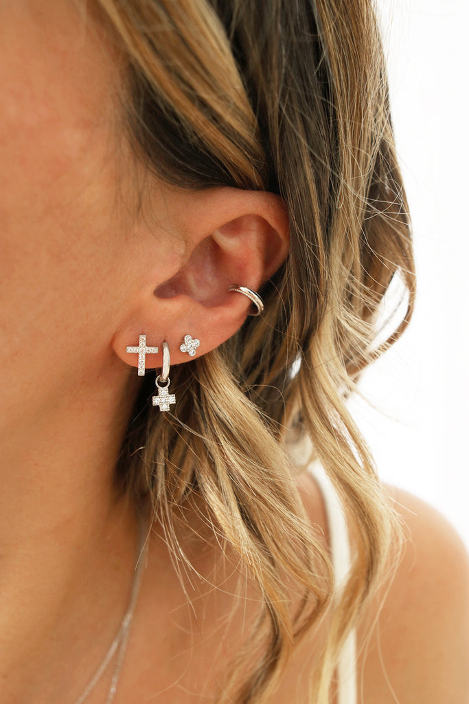Bague d'oreille FARAH - argent