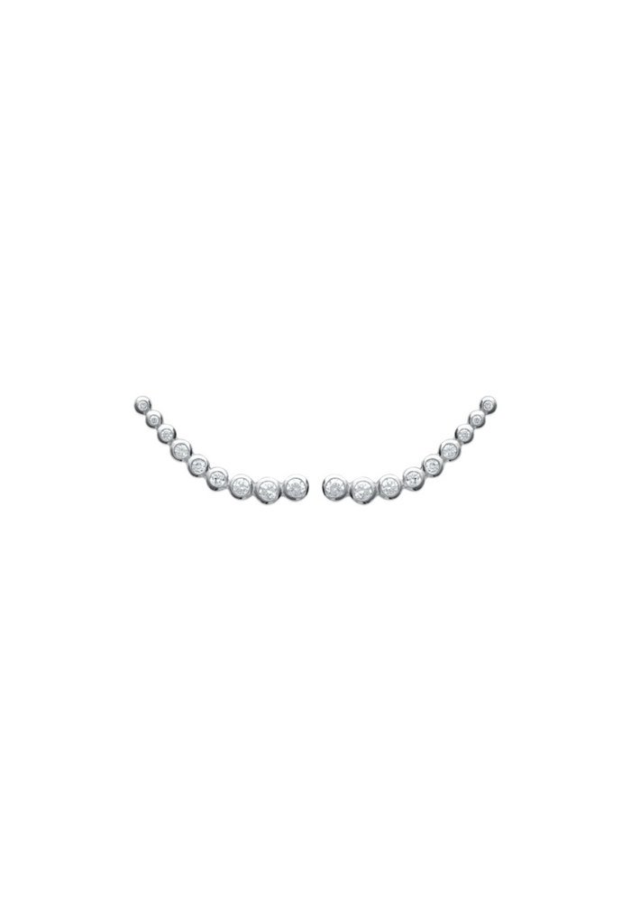 Barrettes d'oreilles LEÏLA - argent