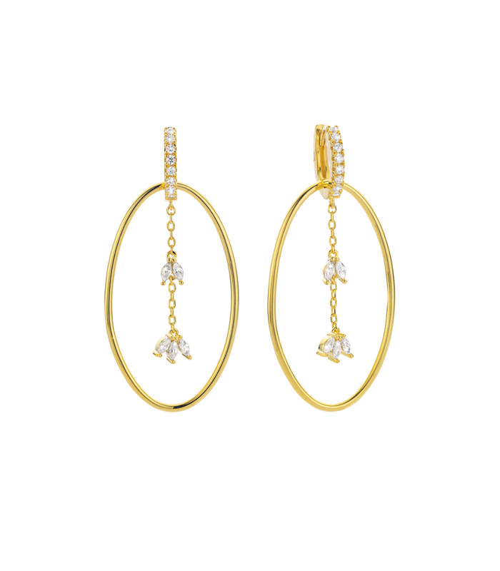 Boucles d'oreilles ROYAL MAGNOLIA