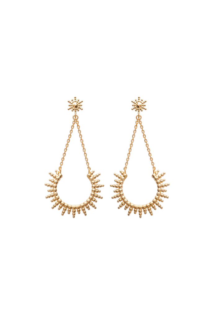 Boucles d'oreilles GAÏA - or