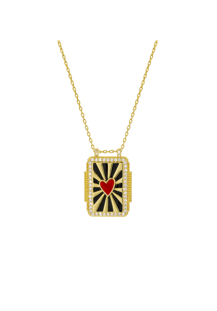 Collier PSYCHEDELIC HEART BOHEME
