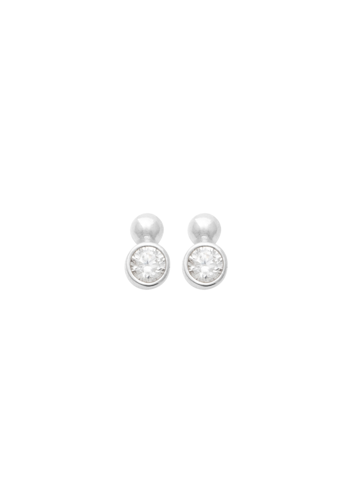Puces d'oreilles CÉLINE - argent