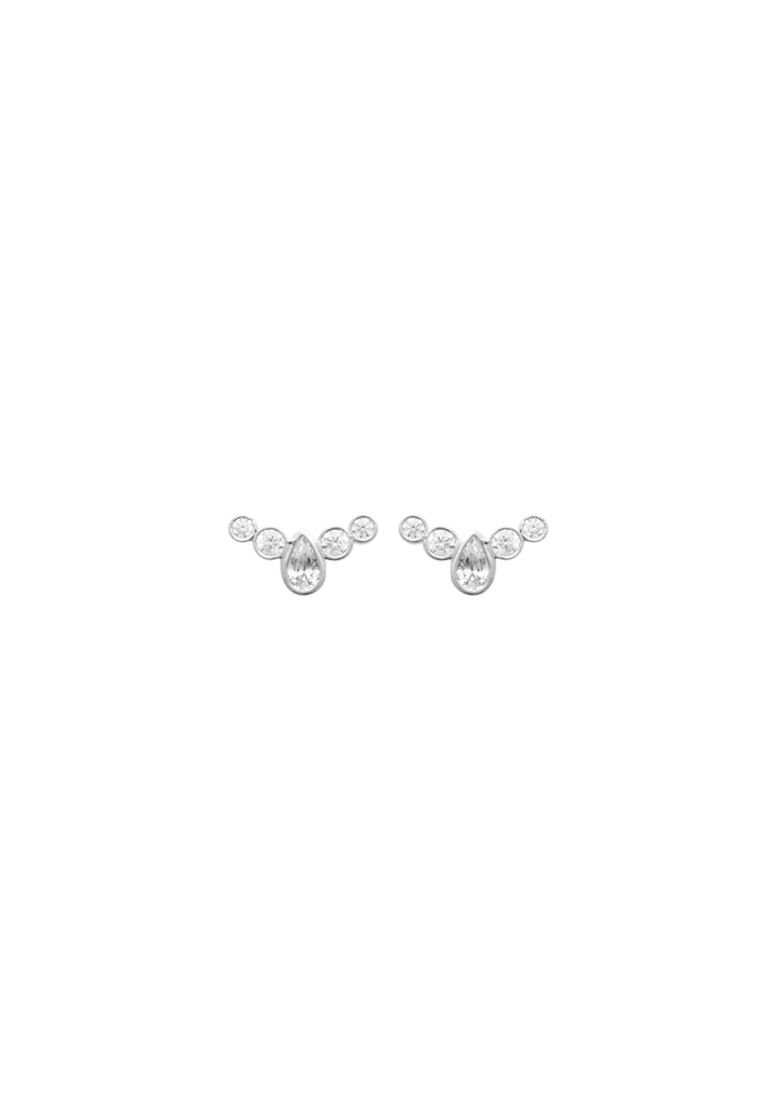 Puces d'oreilles INÈS - argent