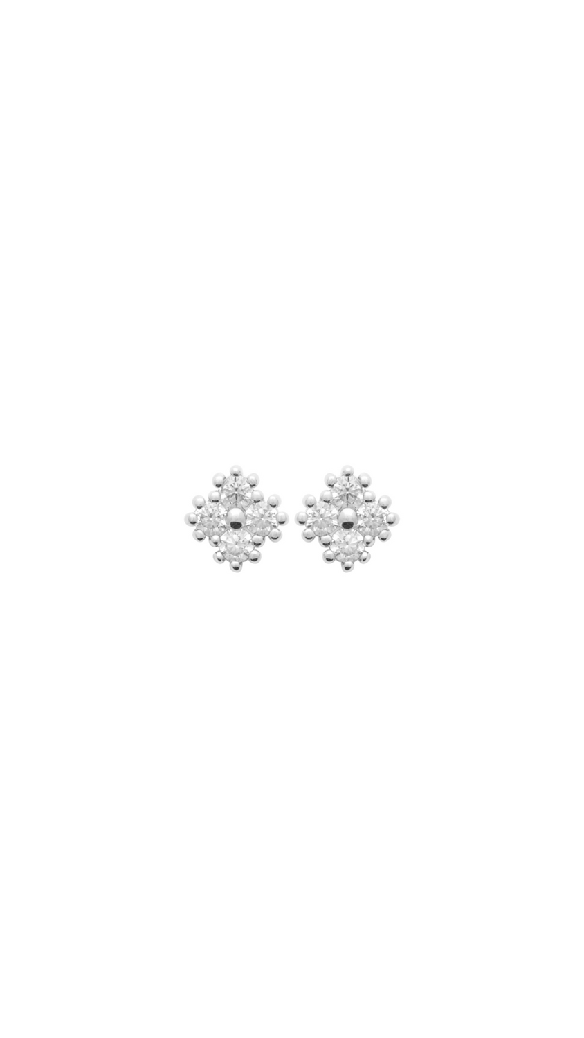 Puces d'oreilles LOUISA - argent