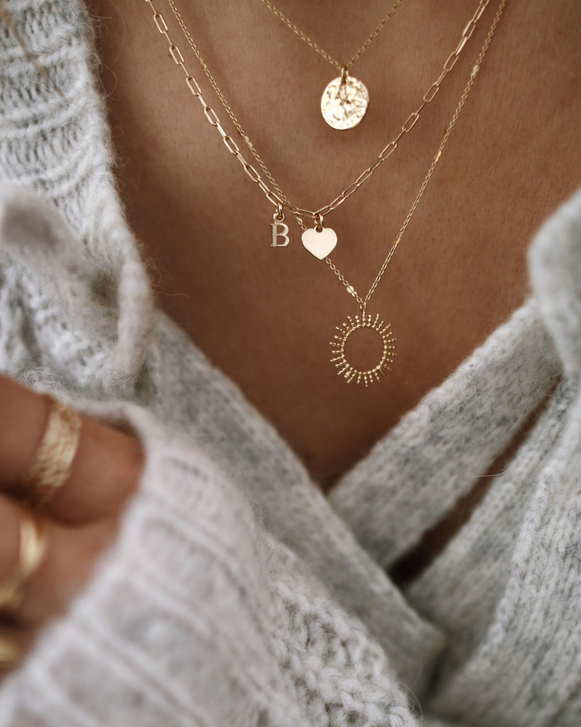 Collier MON COEUR initiale
