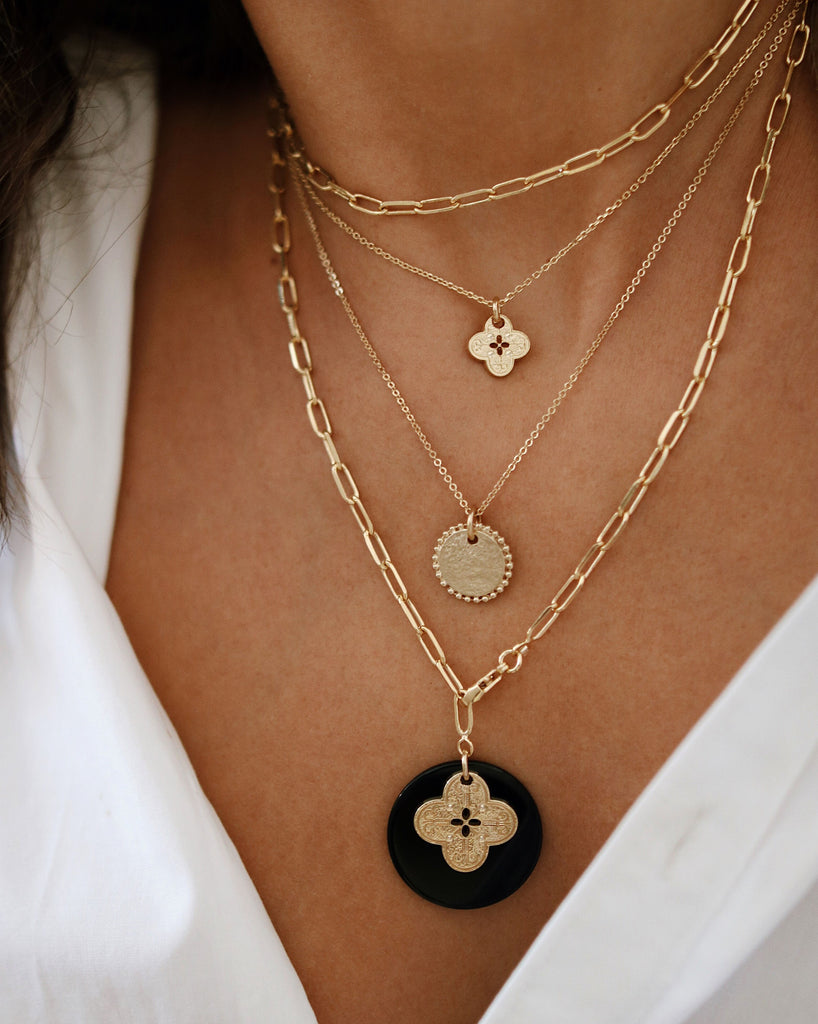 BOLAS SIMPLE motif necklace