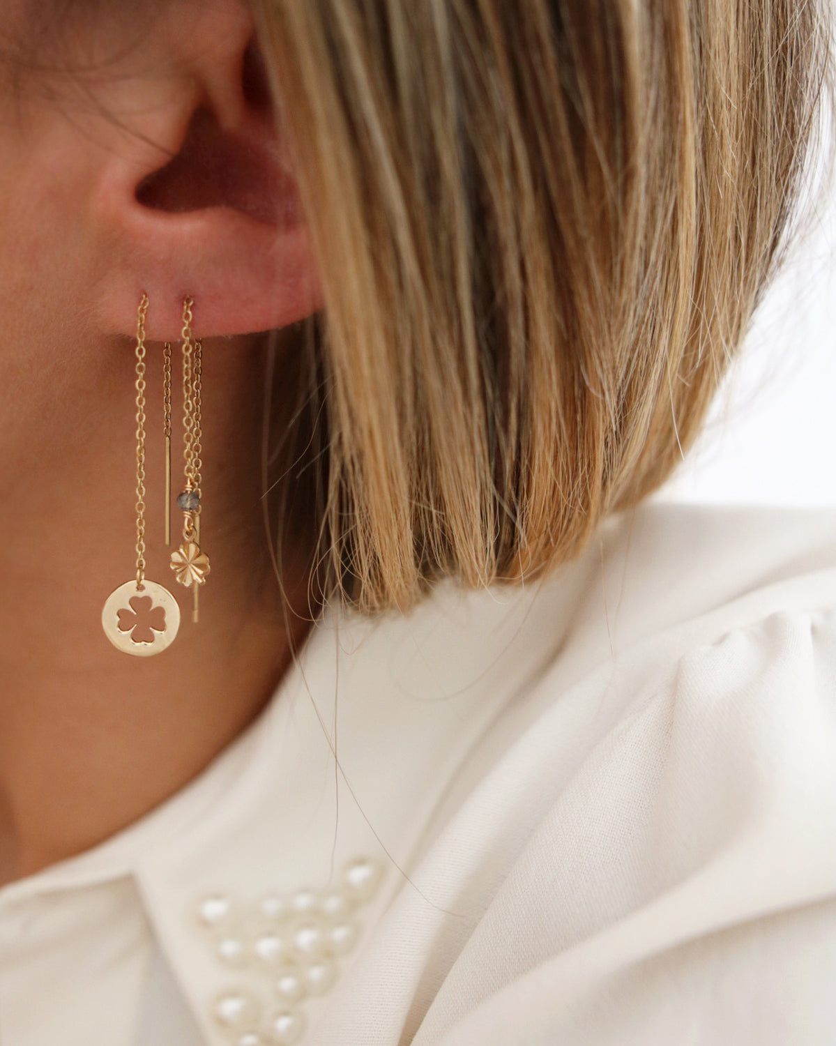 Boucles d'oreilles MAYLIS - pierre