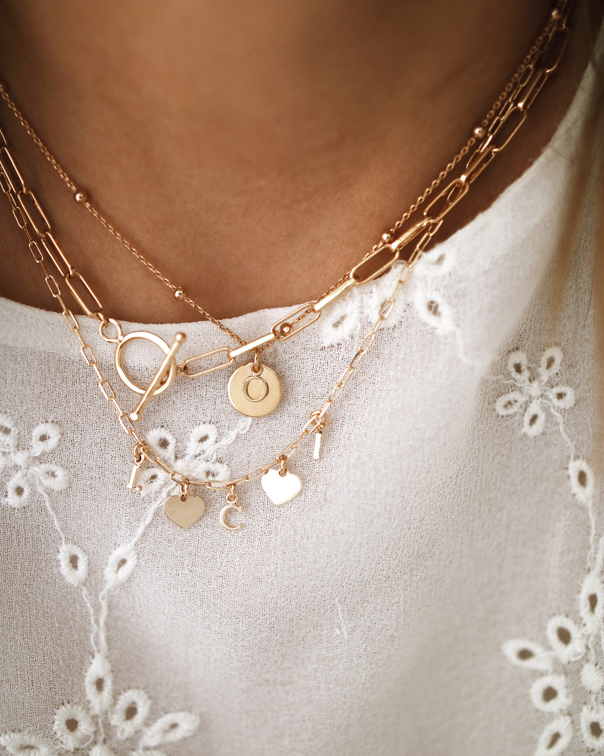 Collier MON COEUR initiale