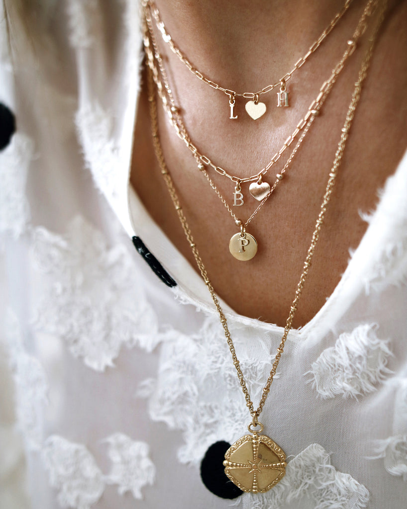 Collier MON COEUR initiale