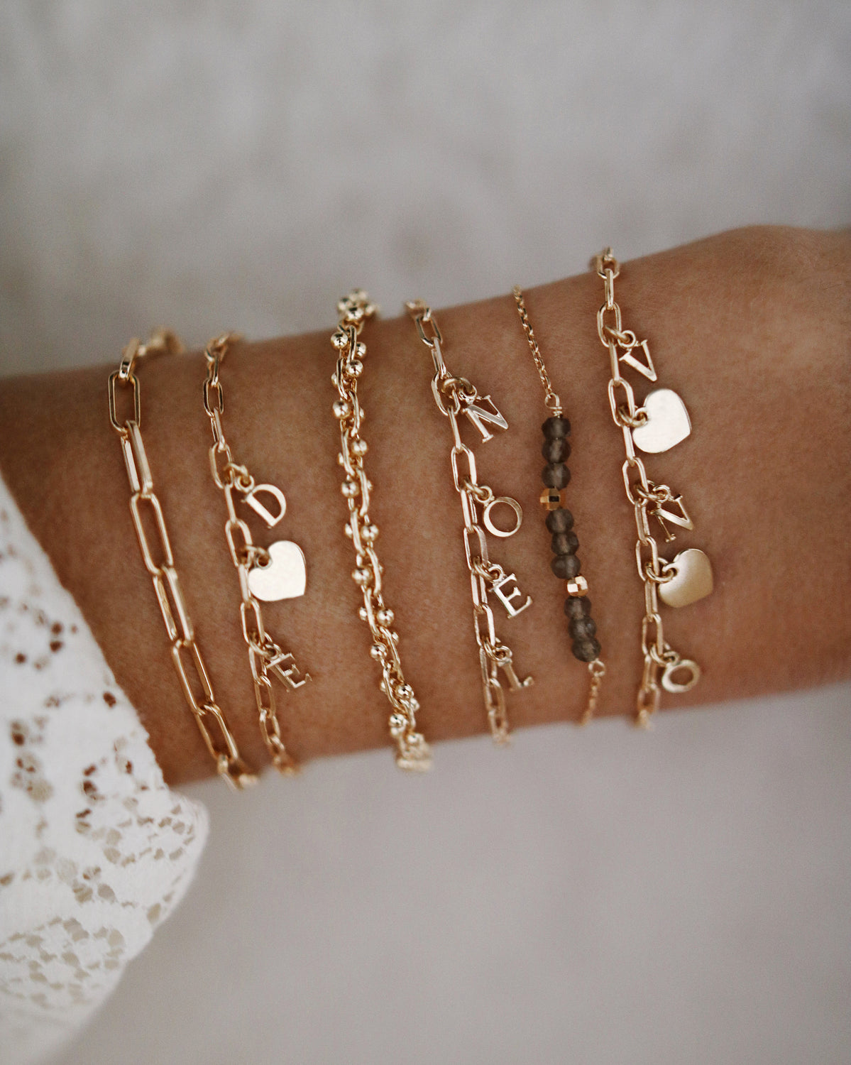 Bracelet MON COEUR initiale