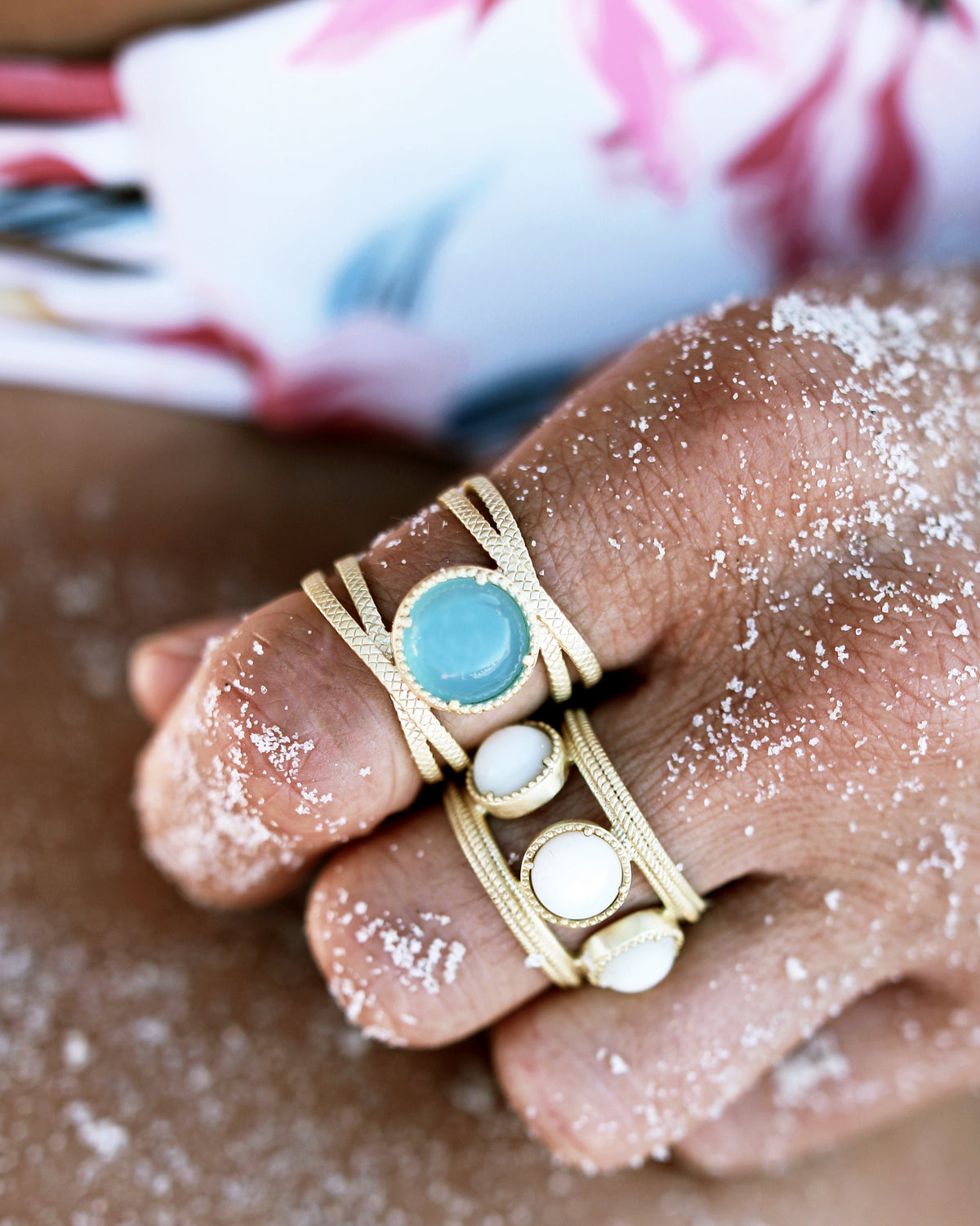 APHRODITE mother-of-pearl ring