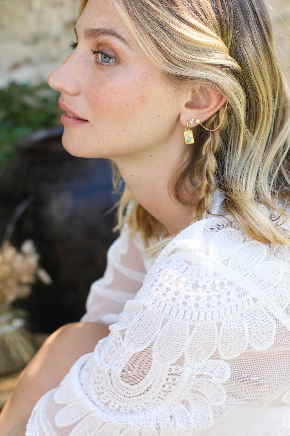 Bijou d'oreille SOL - or