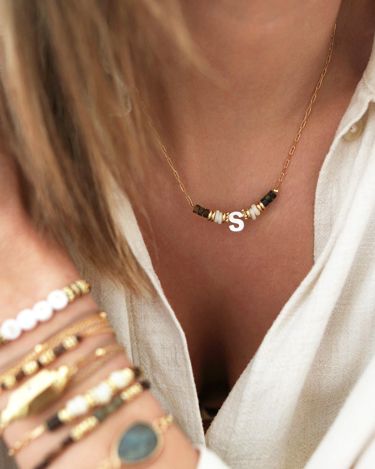 MINI MANA Necklace - Beige