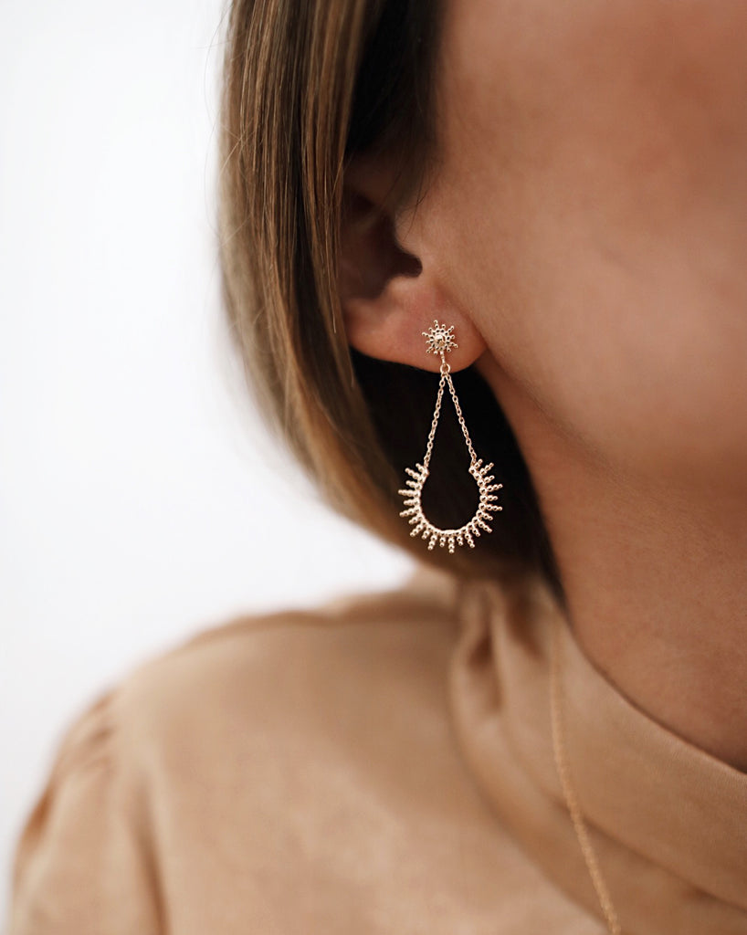 Boucles d'oreilles GAÏA - or
