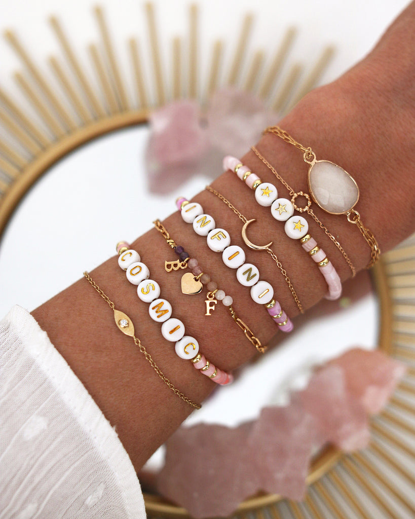 Bracelet MON COEUR INITIALE Enlacé