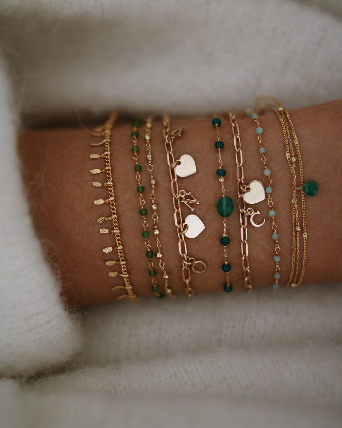 Bracelet MON COEUR initiale