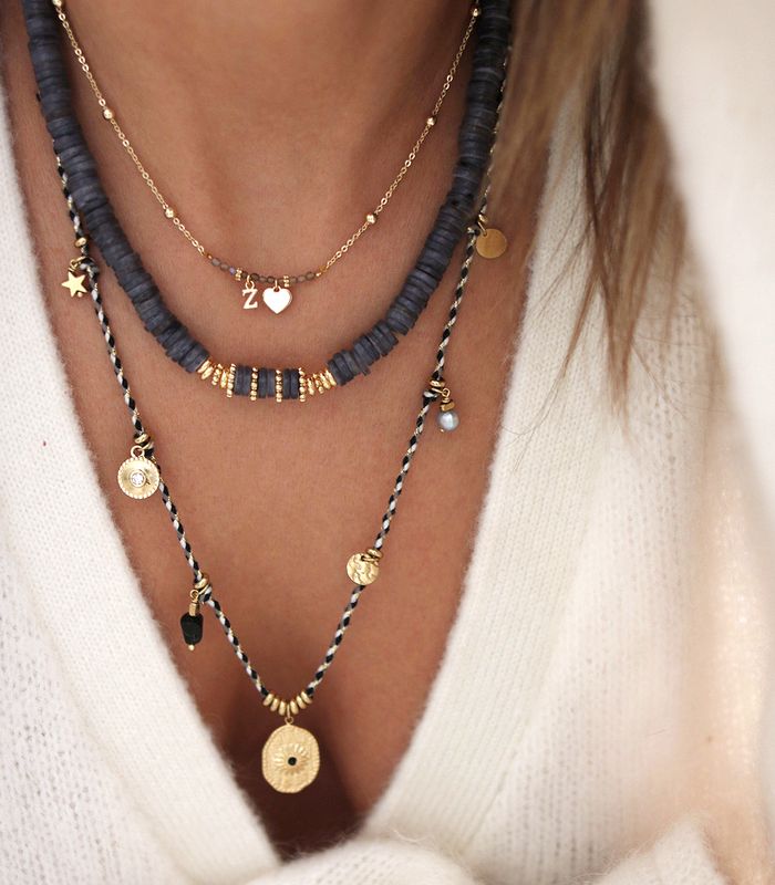 Collier MON COEUR INITIALE Empierré