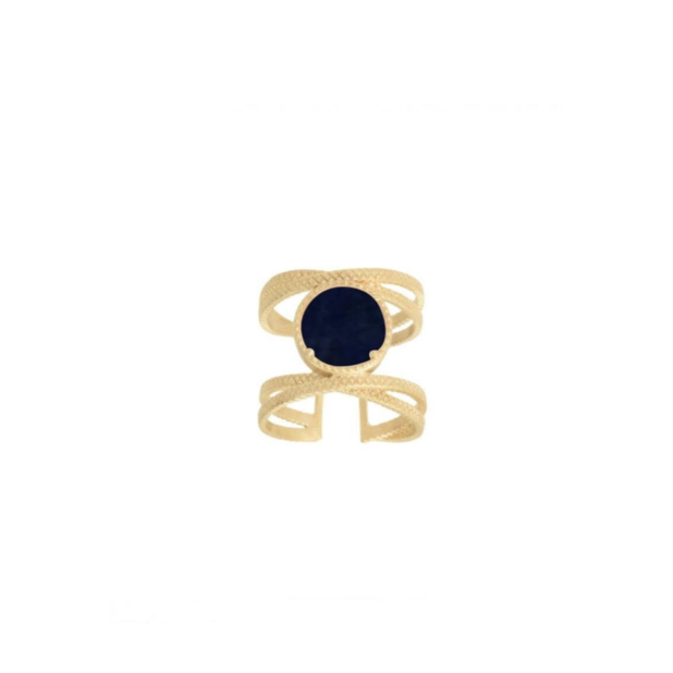 IRIS green agate ring