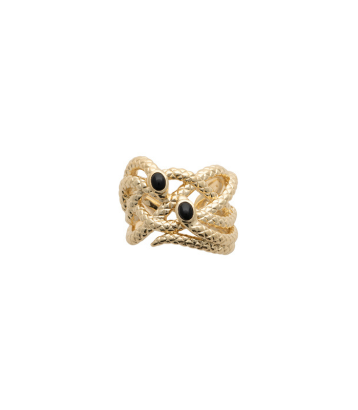 Bague SERPENTINE 2 pierres