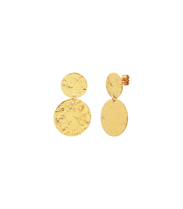 Boucles d'oreilles MAXOU martelé