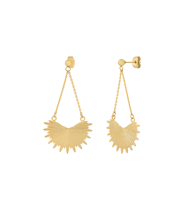 Boucles d'oreilles SUN pendantes