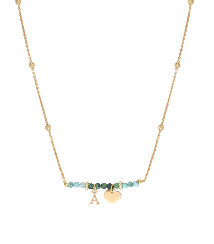 Collier MON COEUR INITIALE Empierré