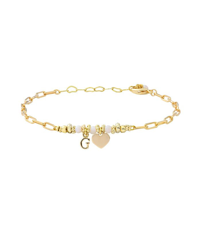 Bracelet MON COEUR INITIALE Enlacé