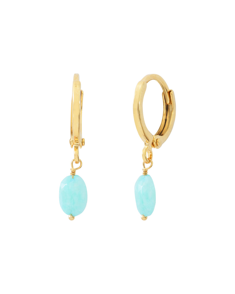NUI earrings - Amazonite