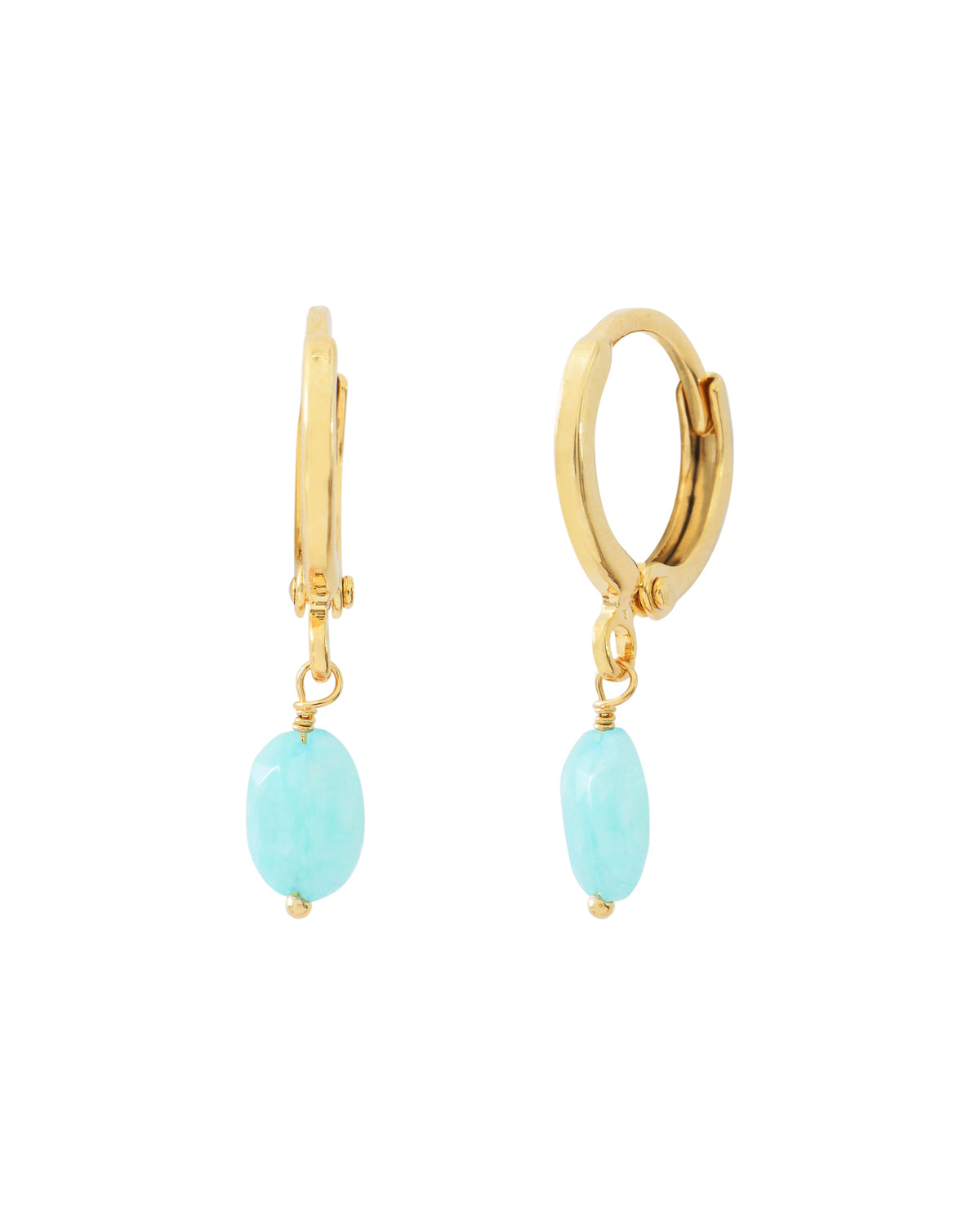 NUI earrings - Amazonite