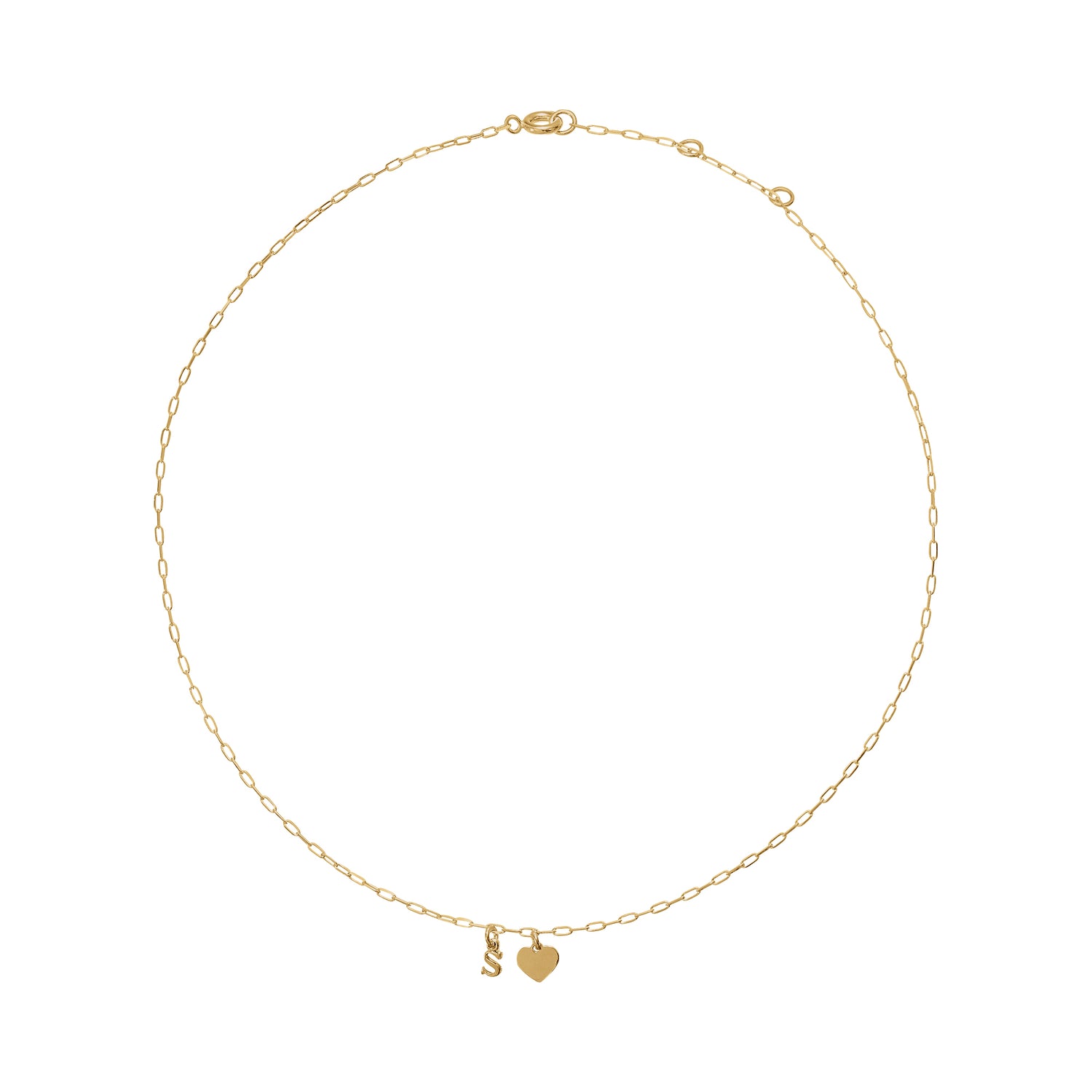 Collier MON COEUR initiale