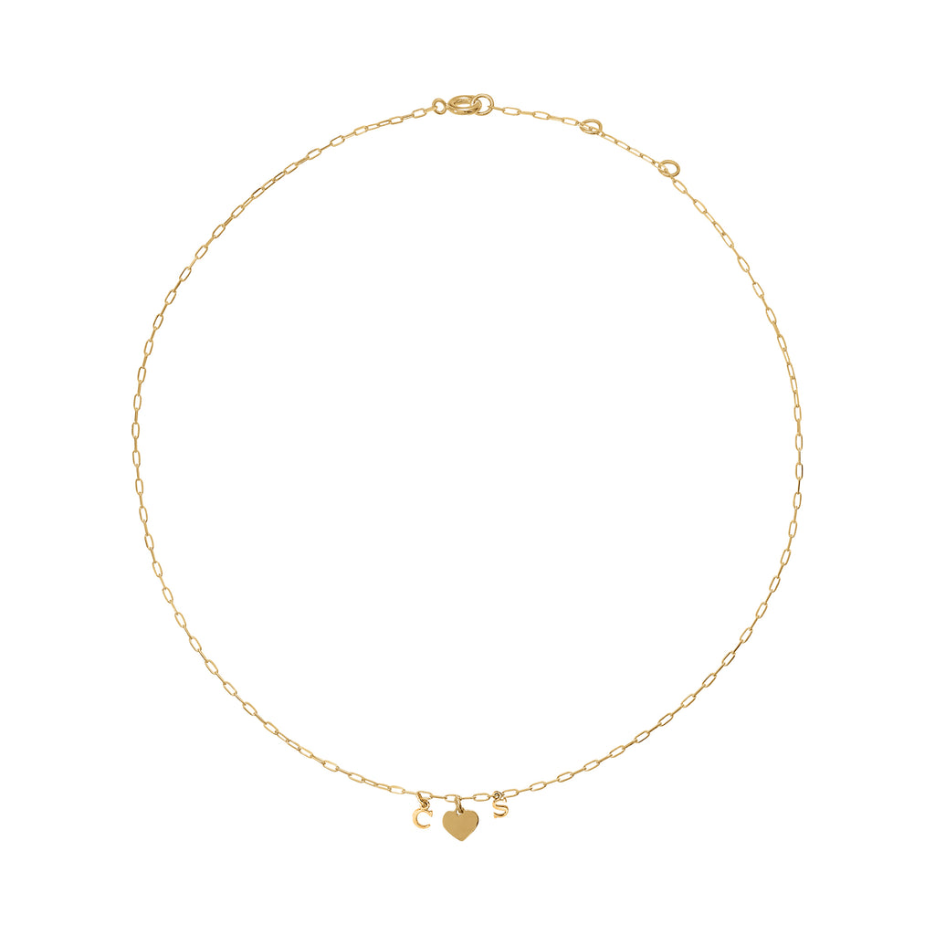 Collier MON COEUR initiale