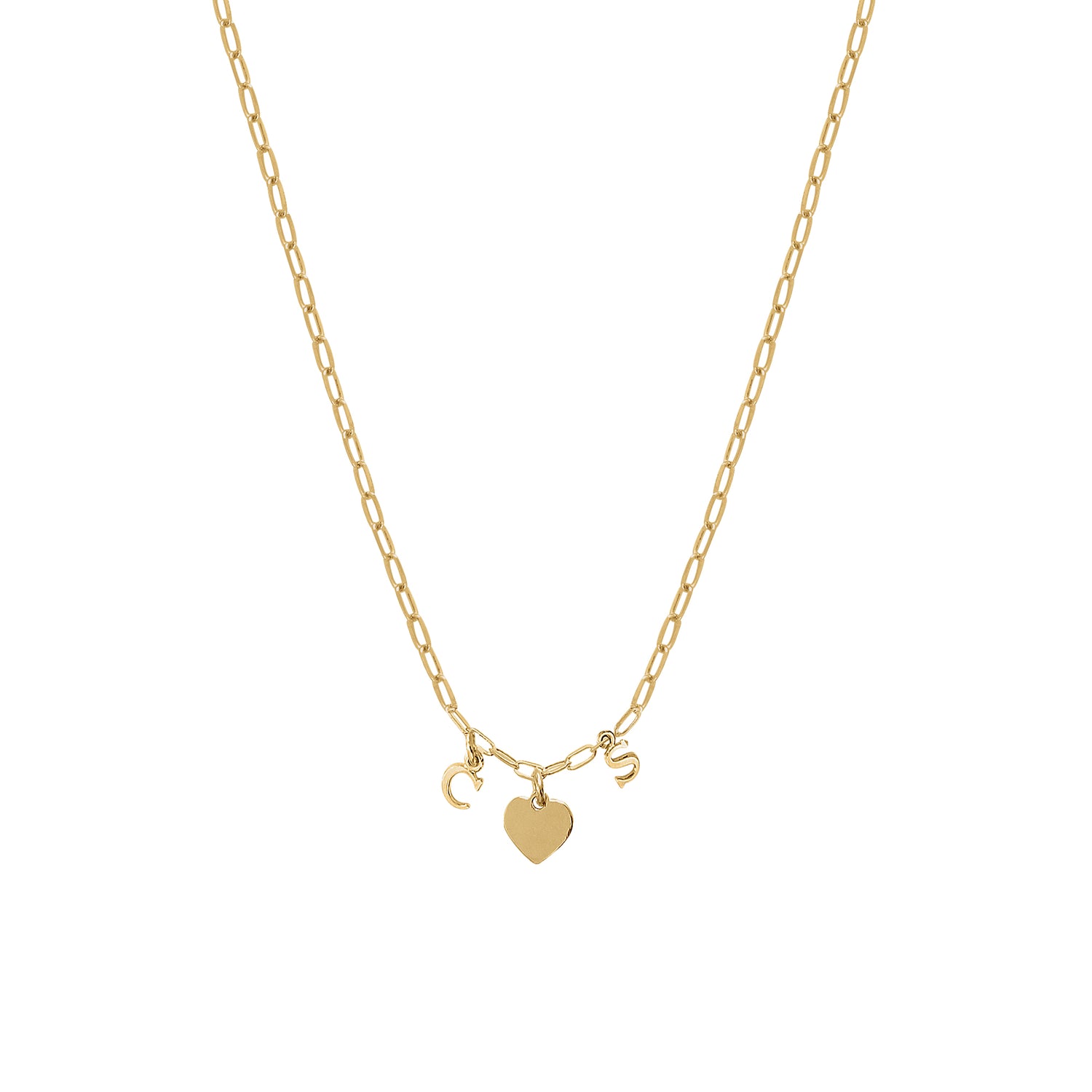 Collier MON COEUR initiale