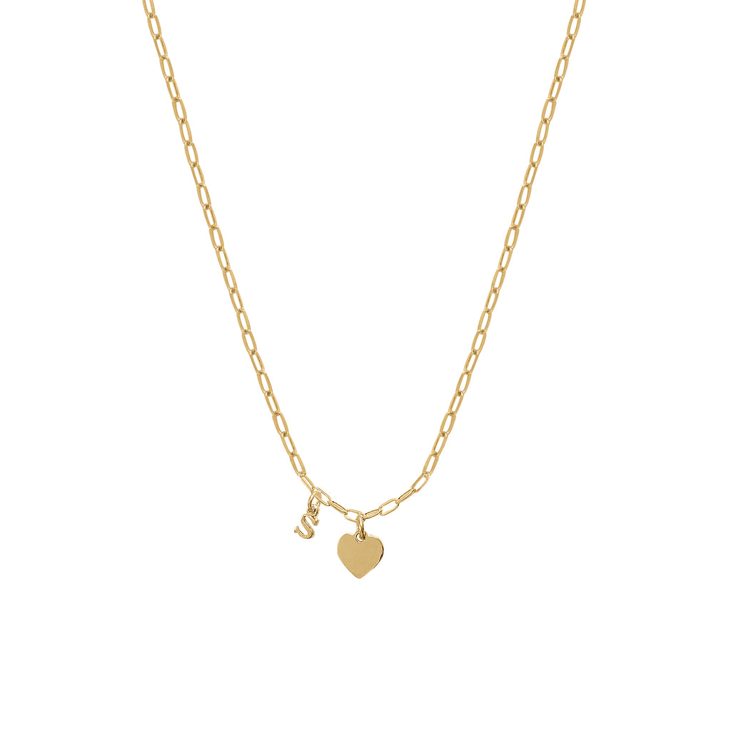 Collier MON COEUR initiale