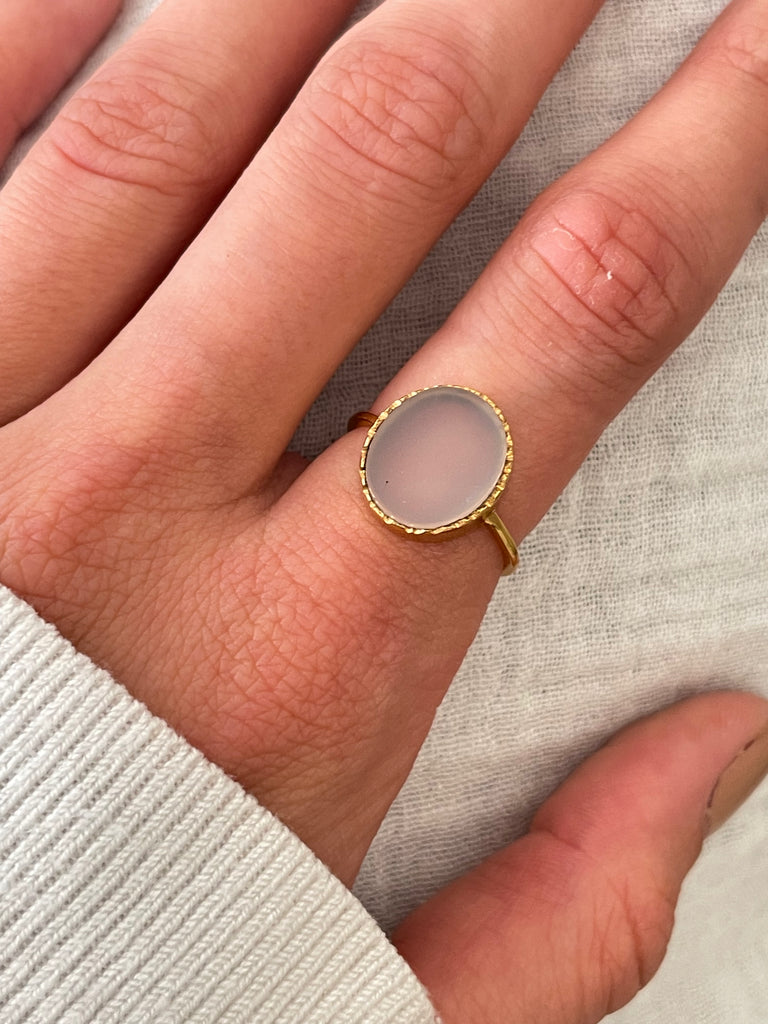 Bague ANDREA quartz rose