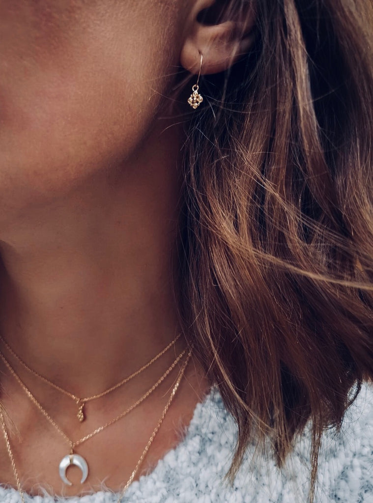 Collier Collier LUNA blanc - 40 cm LABELLE collection - My Fashion Lab