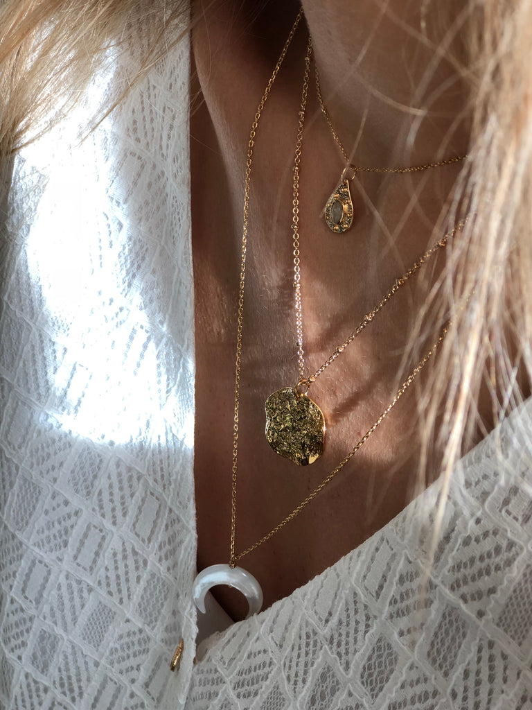 LUNA BLANCHE long necklace - 60 cm