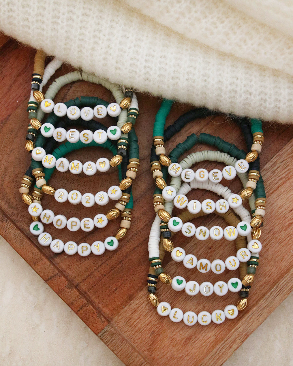 Bracelet mantra SNOW