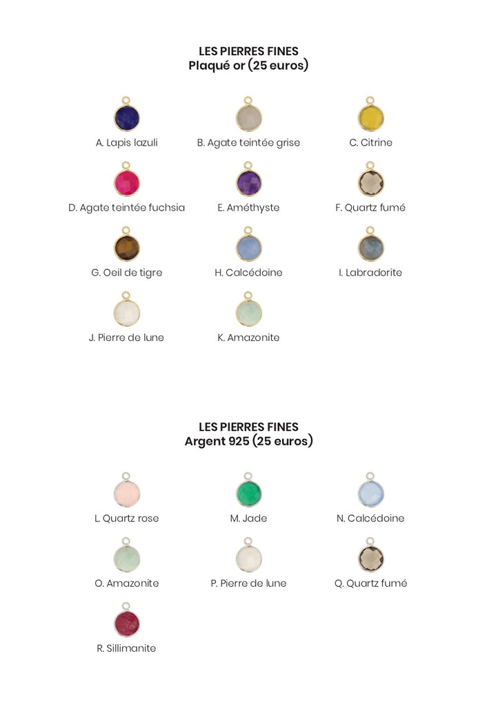 Collier personnalisable GUSTAVE - médaille coeur