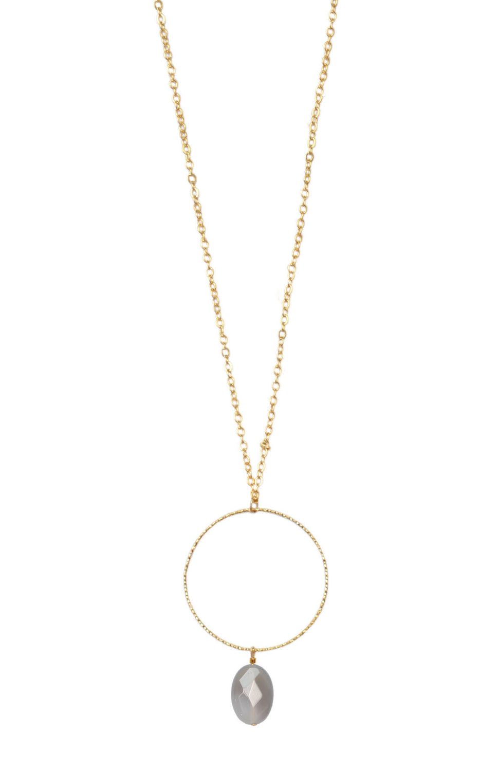RETRO DIAMS white long necklace