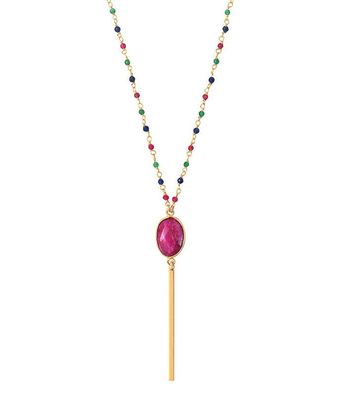 SURYANAMASKARA long necklace