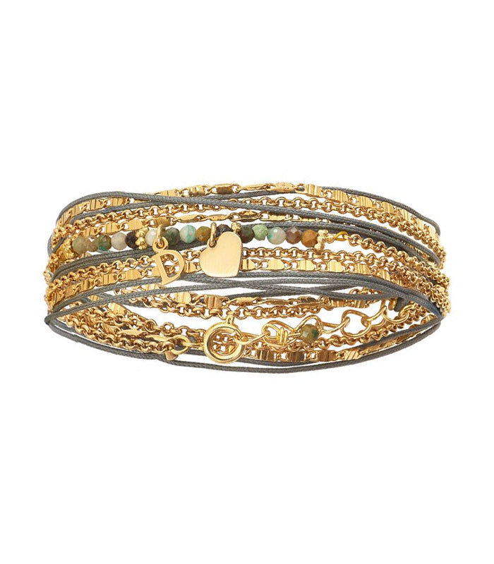 Bracelet MULTI MON COEUR INITIALE