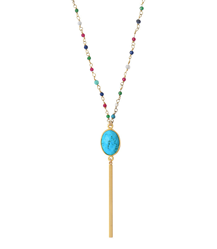 ADHO MUKHA long necklace