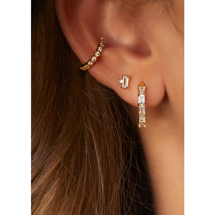 Boucles d'oreilles BAGUETTE CÉLESTE