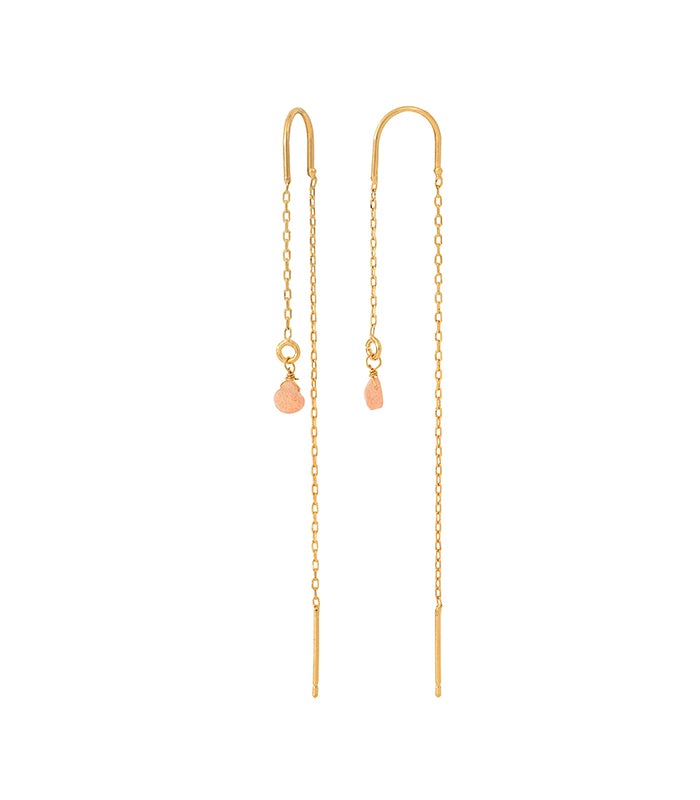 Amazonite Malia chain earrings