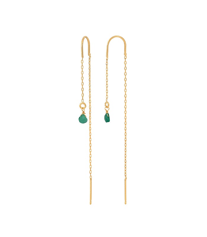 Amazonite Malia chain earrings
