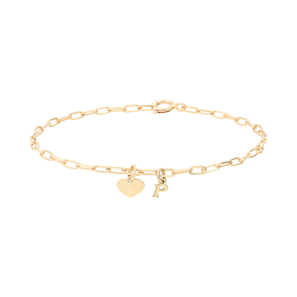 Bracelet MON COEUR initiale
