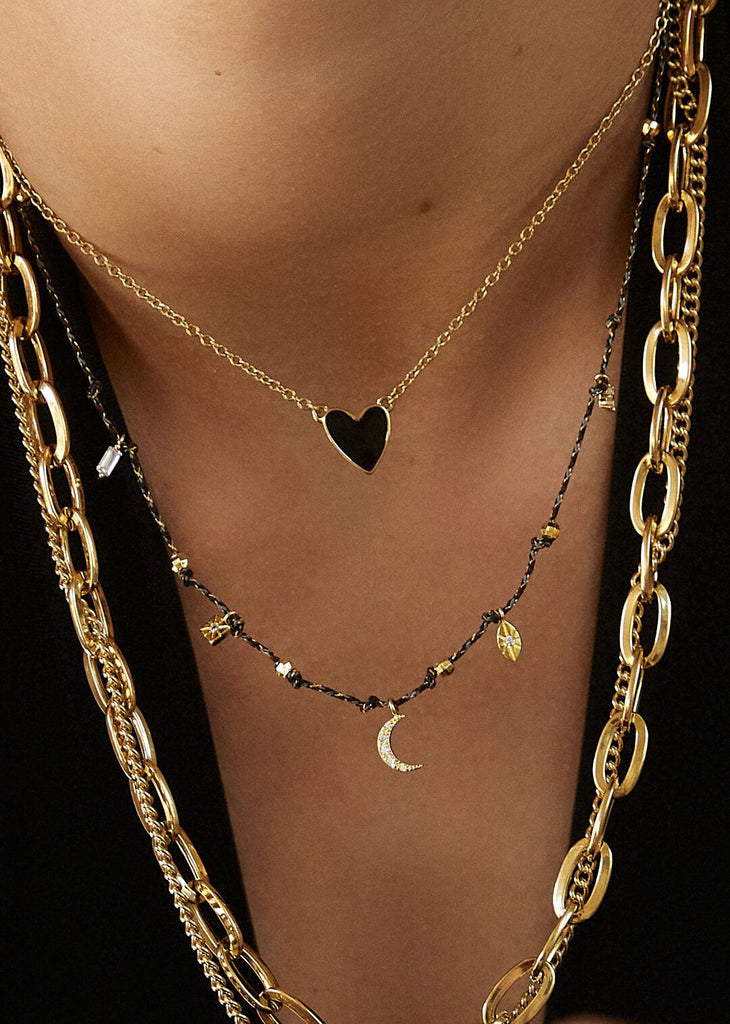 Collier BLACK HEART