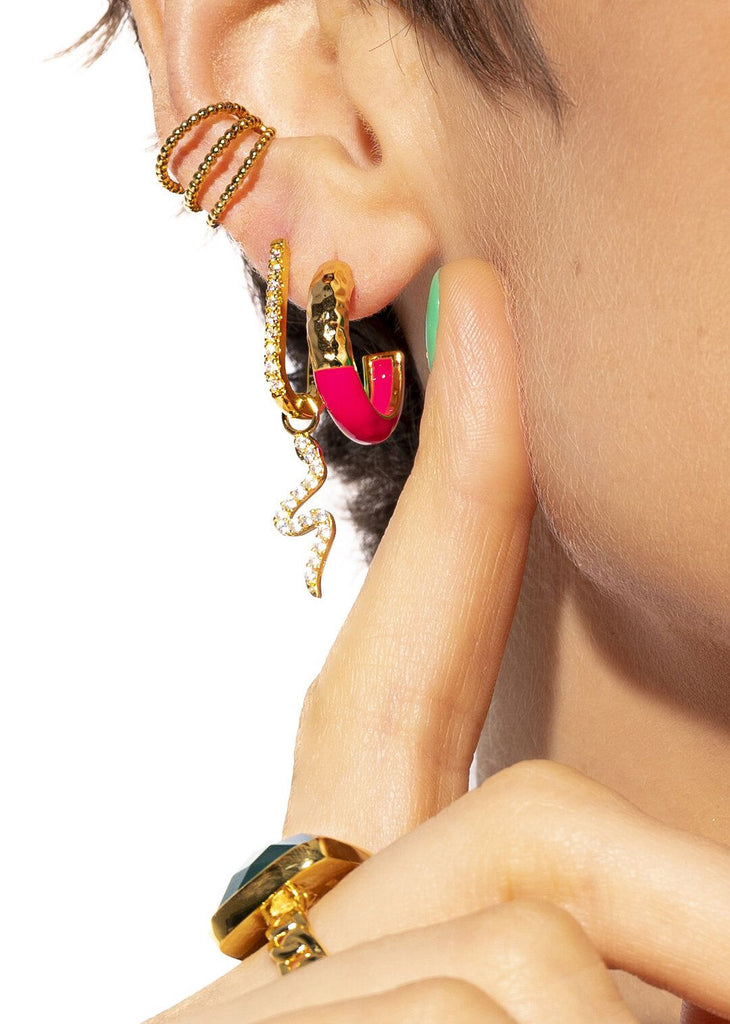 BIG SERPIENTE earrings