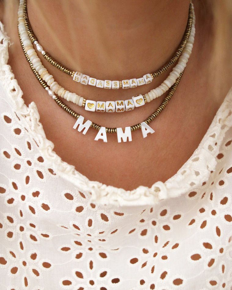 Collier LUMINEUX blanc