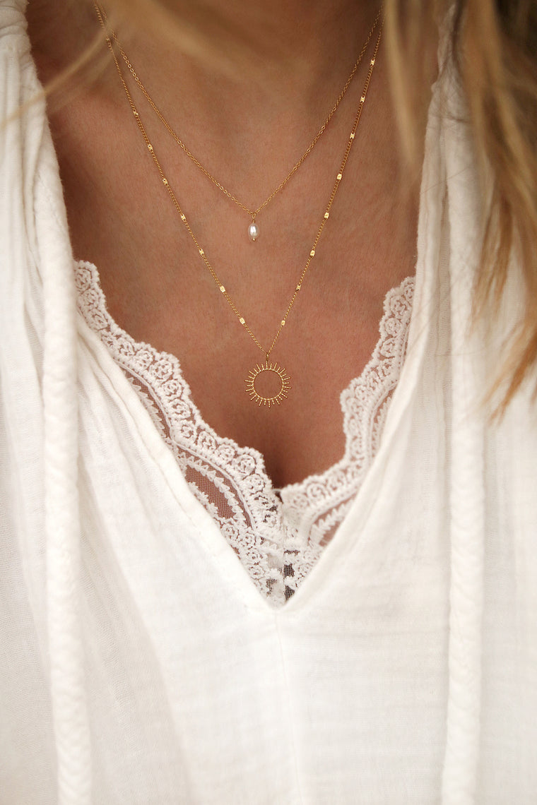 Collier double NARCISSA